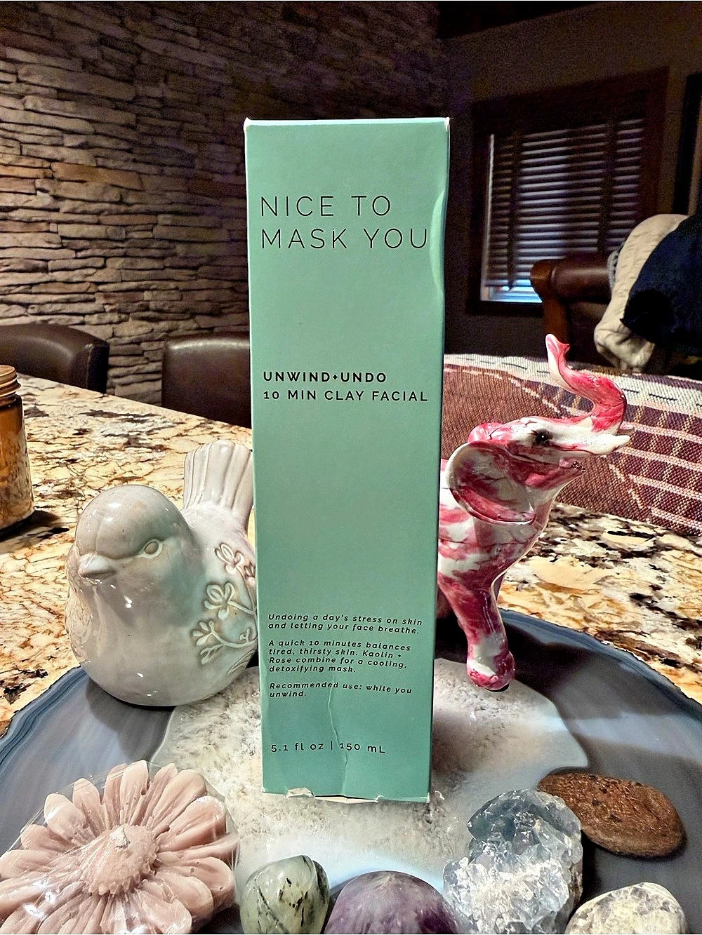 Sun + Moon Nice To Mask You Unwind + Undo 10 Min Clay Facial Clay Facial Mask